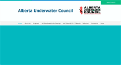 Desktop Screenshot of albertaunderwatercouncil.com